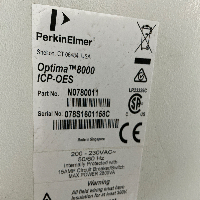 PerkinElmer OPTIMA 8000 ICP-OES with Sampler S10 and Chiller Polyscience image 3